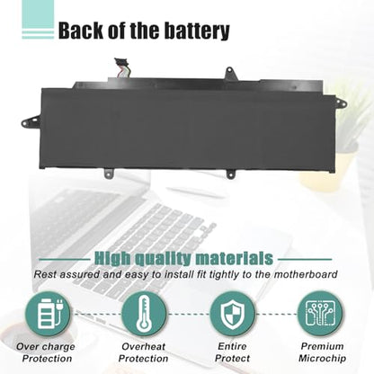 54.7Wh L20M4P73 L20C4P73 Laptop Battery Replacement for Lenovo ThinkPad X13 Gen2 (2021) X13 Gen3 (2022) Series L20L4P73 L20D4P73 5B10W51818 5B10W51853 15.36V 3564mAh - size: 11.06*3.94*0.21inch L20M4P73