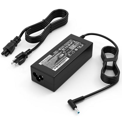DECSZDY Laptop Charger Replacement for HP Laptop Computer 45W Smart Blue Tip Power Adapter