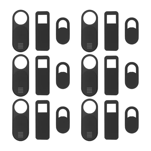ECSiNG 18PCS Webcam Camera Cover Slider Webcam Cover Blocker for Laptop Camera Phone Tablet Desktop Computer Smart Phone Sliding Type Cover