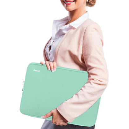 Laptop Sleeve 15.6 Inch, Durable Shockproof Protective Cover Flip Case Briefcase Carrying Bag Compatible with 15.6" HP, ASUS, Lenovo, Acer, Notebook, Computer, Ultrabook, Chromebook, Light Blue - color: Light Blue, size: 15.6 Inch