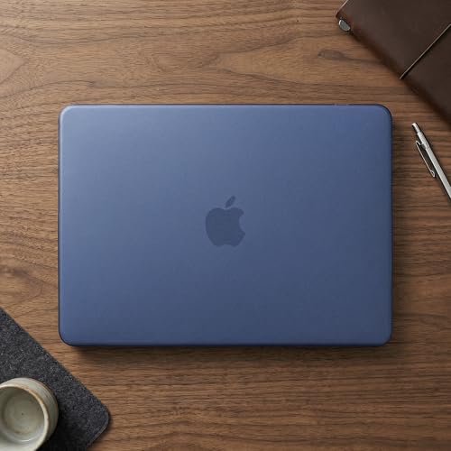 Batianda CrystalMist Case for MacBook Neo 13 Inch 2026, Frosted Indigo | 4-in-1 Bundle Official Color Matched, Frosted Translucent Shell, Anti-Fingerprint Matte Finish, Slim Lightweight Protection - color: Matte Indigo