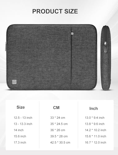 DOMISO 17 inch Laptop Sleeve Case Notebook Bag Protective Carrying Handbag for 17.3" Dell Inspiron/MSI GS73VR Stealth Pro/IdeaPad 300 320 321/HP Envy 17/LG Gram 17"/ASUS ROG Strix GL702VS,Dark Grey - color: Dark Grey, size: 17 inch