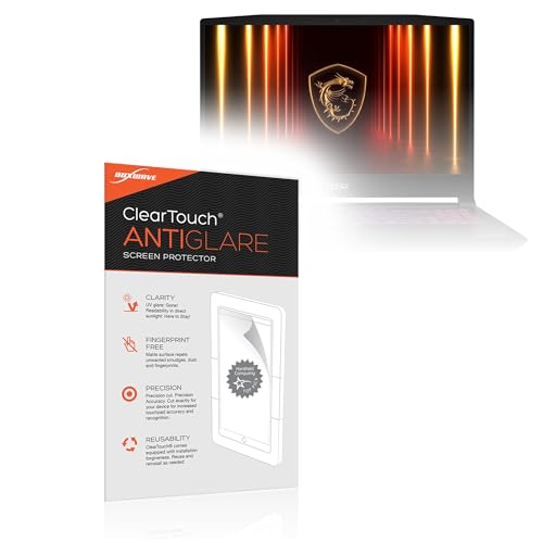 BoxWave Screen Protector Compatible With MSI Katana 15 HX (15.6 in) - ClearTouch Anti-Glare (2-Pack), Anti-Fingerprint Matte Film Skin