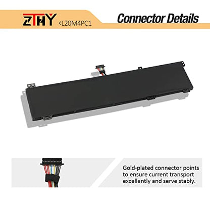 L20C4PC1 Laptop Battery Replacement for Lenovo Legion 5 Pro-16ACH6 16ACH6H | Pro-16ITH6 16ITH6H Legion 5-15ACH6 5-15ACH6A 5-15ACH6H 5-15ITH6 5-15ITH6H 7-16ACHG6 7-16ITHG6 L20M4PC1 L20L4PC1 L20D4PC1 80Wh - size: 12.36*3.15*0.35 inch L20M4PC1