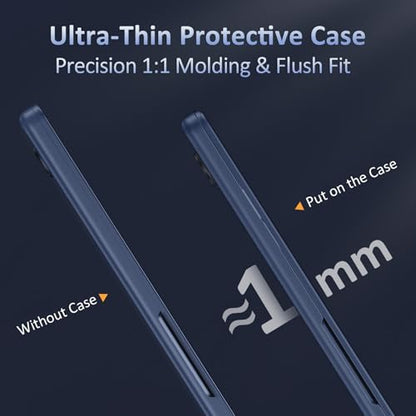 MOSISO Compatible with MacBook Neo Case 13 inch 2026 A3404 A18 Pro Chip | 4 in 1 Kit Ultra-Thin Exact-Fit Scratches&Fingerprints Resistant Protective Hard Shell Matte Case Cover, Indigo Clear - color: Indigo Clear