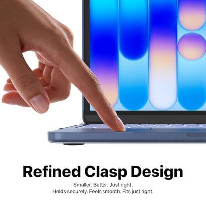 for MacBook Neo Case 13 inch | 2026 New | Scratch & Fingerprint Resistant 100% Match Official Color | Matte Hard Shell Blue Cover for A3404 - Indigo Clear - color: Frosted Blue