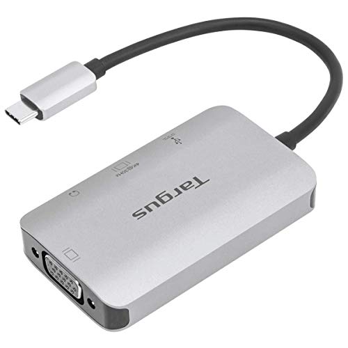 Targus+USB+C+SV+Adapt+100W+PD+Silver - style: USB-C Single Video Adapter with 100W