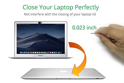 CloudValley Webcam Cover Slide, 0.023 in Camera Cover for Laptops, MacBook Pro, MacBook Air, iMac, iPad, PC/Computer, Tablets, Ultra-Thin Web Blocker Protecting Your Privacy [4-Pack] - color: Black-Oval, size: 4 packs webcam cover