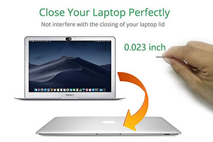 CloudValley Webcam Cover Slide, 0.023 in Camera Cover for Laptops, MacBook Pro, MacBook Air, iMac, iPad, PC/Computer, Tablets, Ultra-Thin Web Blocker Protecting Your Privacy [4-Pack] - color: Black-Oval, size: 4 packs webcam cover