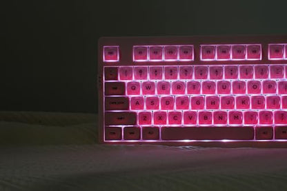 ZORNHER ZH980 Foundation Mechanical Keyboard,95% Pink Creamy Keyboard with Number Pad,Cute Jelly MOA Profile Keycaps,Creamy Sounding Linear Switches,Hot-Swappable,RGB Backlit - color: Pink Foundation, size: Creamy Switch