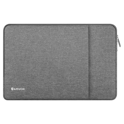 Arvok Laptop Sleeve Case 13 13.3 14 inch for MacBook Air 13-inch/MacBook Pro 13/14 inch, Water-Resistant Protective Portable Computer Cover Bag for HP/Dell/Asus/Acer, Gray - color: Gray, size: 13-13.3 inch