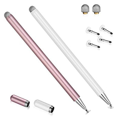 Stylus Pen for Touchscreen - 1.5mm Ultra-Fine Tip Stylus Pen for iPad Pro, Air | Magnetic Cap | 12H Battery | No Bluetooth | Compatible with iPhone, Android, Chromebook, Tablets