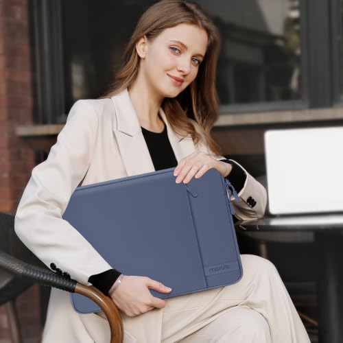 MOSISO Laptop Sleeve Compatible with MacBook Neo 13/Air 13.3 13.6/Pro 13 | 360 Degree Protective Portable Water Resistant Laptop Carrying Case Computer Bag with Vertical Pocket&Small Case, Indigo - color: Indigo, size: 13 inch