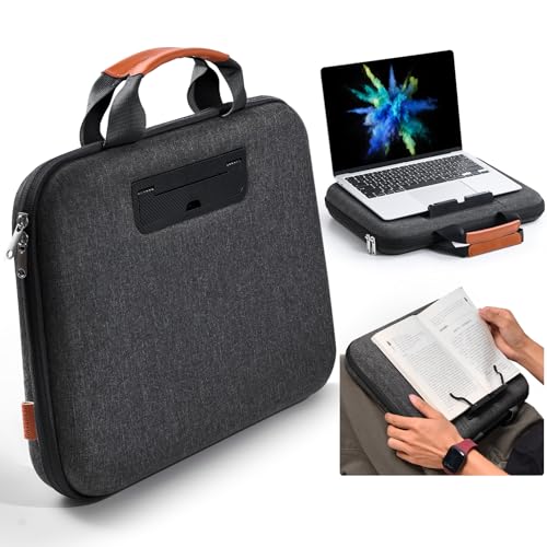 Hard Laptop Case 15.6 Inch with Stopper and Book Clip - Black | Shockproof Waterproof Laptop Case 15.6 Inch for HP Dell Lenovo ASUS Acer - 16.2 MackBook Pro Case - color: Black, size: 15.6-16 Inch