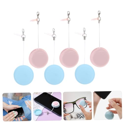 Multi-use Cleaning Tool 6 Pack Round Screen for Glasses Phone Camera Scratch-Free Dust-Free