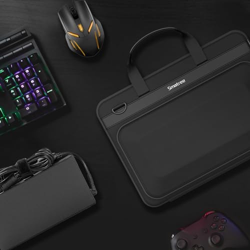 Smatree Hard Shell Carrying Case for 14 inch DELL/HP/Lenovo/ASUS | for 14 inch ASUS ROG Zephyrus G14 2025 GA403/2026 GU405,DELL XPS/Vostro/Inspiron 14,HP OmniBook 3 AI,Lenovo ThinkBook 14 G9 - color: Black-14 Inch