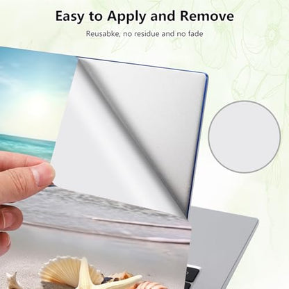 Laptop Skin Sticker Decal, Universal Reusable Vinyl Laptop Cover for 12" 13" 13.3" 14" 15" 15.4" 15.6" Notebook PC, Reusable Waterproof Scratch-Resistant with 2 Wrist Pads,Starfish Beach - color: Starfish Beach