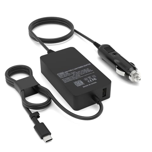 100W Laptop Car Charger USB C Compatible with Dell Latitude 5420 3520 5520 5510 7320 7520 7420 5430 5440 5540 5450,for Dell Pro 14 Plus 13 16 PB14250 PB13250 DB14250 PA16250 DB06250 PC16250