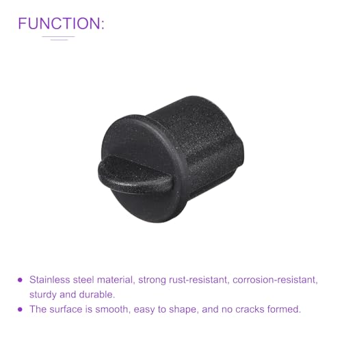 DMiotech 20 Pack BNC-A Port Cap Electrical Silicone Dustproof Caps Protective Cover for BNC-A, Black