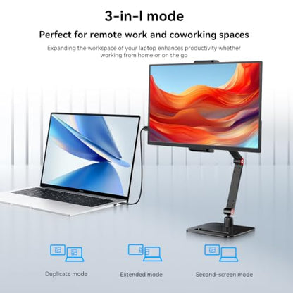 14" Portable Touch Monitor,1920×1200 FHD IPS USB-C HDMI,10-Point Touch,Foldable Stand,Built-in Speakers VESA for Laptop Mac PS5 Switch - size: 14inch Touch