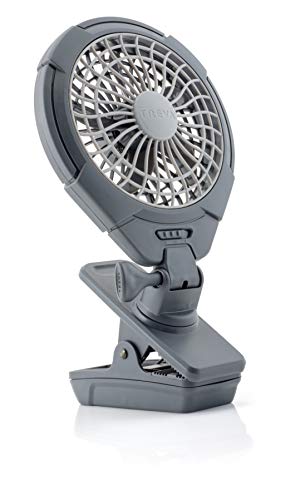 O2COOL Treva 5 in Battery Powered Clip Fan with Clamp 2-Pack | Yes - style: 2 Pack