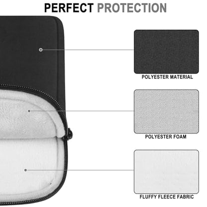 Laptop Sleeve 13 Inch, Water Resistant Traveling Computer Cover with Handle | Laptop Case, Shockproof Protective Carrying Laptop Bag Compatible for 14 Inch MacBook Air/Pro, HP, Dell, Asus, Lenovo, Black - color: Black, size: 13 Inch