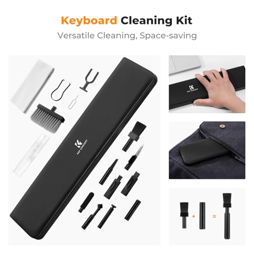 K&F CONCEPT 22 in 1 Electronics Cleaning Kit for Phone, Keyboard, Laptop | Multi-Cleaning Tools, Remove Dirt In Crevices and Holes, Clean Oil and Fingerprints, All-in-One Design, Wide Application