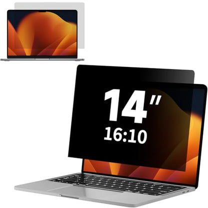 Laptop Privacy Screen 14 Inch 16:10 Display, Anti Glare Film Blue Light Filter Protector, Computer Privacy Screen Shield, Not for 14'' Laptops with 16:9 Aspect Ratio