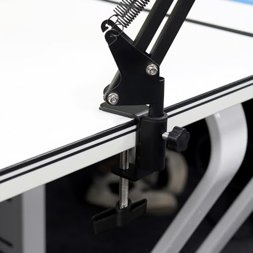 Aluminum C-Clamp Clip Mount for Camera/Monitor, Desktop & Table Mount Holder for Microphone/Mic & Tablet (Black)