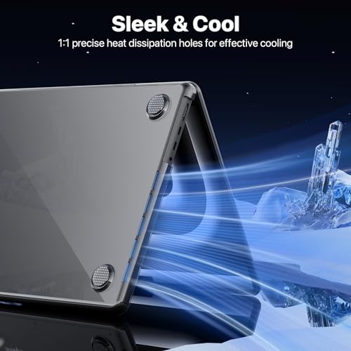 Macaset for MacBook Pro 16 inch Case 2024-2021 M4 M3 M2 M1 Pro/Max [Elegant Crystal 100% Clarity] A3403 A3186 A2991 A2780 A2485 Protective Hard Shell Laptop Cover - Crystal Clear - color: Crystal Clear