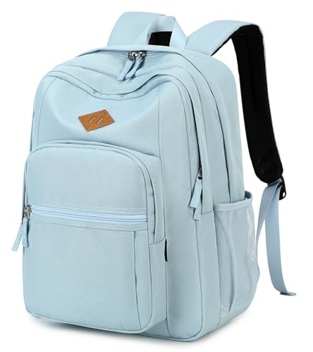 abshoo Classical Basic Womens Travel Backpack For College Men Water Resistant Bookbag (LightsteelBlue) - color: Lightsteelblue, size: 16.5 Inc