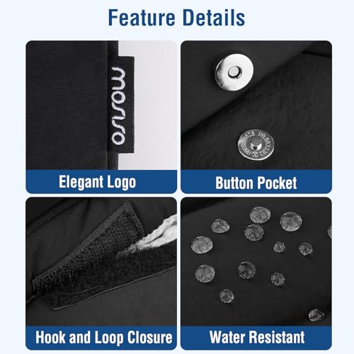 MOSISO 13-14 inch Laptop Case, 13.3 inch Laptop Sleeve Compatible with MacBook Neo/Air/Pro 13 inch with A18/M5/M4/M3/M2/M1 Chip 2026-2016, Twelve Grid Quilted Flap Computer Bag with Pockets&Belt,Black