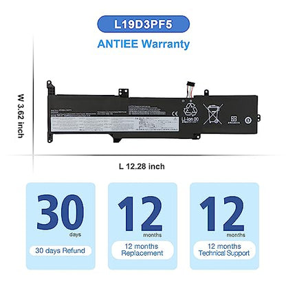 45Wh L19C3PF7 L19L3PF5 L19D3PF5 Laptop Battery for Lenovo IdeaPad 3-14ADA05 | 3-14ARE05 3-14IIL05 3-14IML05 3-15ARE05 3-15IIL05 3-15IML05 Series 5B10X02599 5B10X02602 5B10X02607 V14 V15 G1-IML