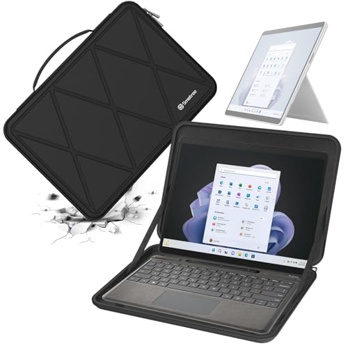 Smatree Hard EVA Protective Sleeve Case Compatible for 13 inch Microsoft Surface Pro 2-in-1 Laptop/Tablet 2024 Copilot+PC, Surface Pro 11/10/9/8 Notebook Bag (X8019) | Compatible for 13 inch Microsoft Surface Pro 2-in-1/Tablet 2024 Copilot+PC, Surface Pro