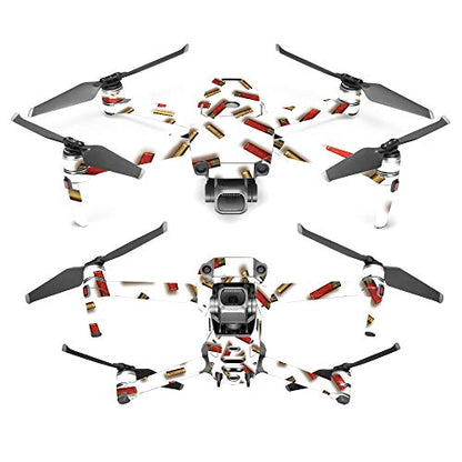 MightySkins Skin Compatible with DJI Mavic 2 Pro or Zoom - Shell Blanket | Protective, Durable, and Unique Vinyl Decal wrap Cover | Easy to Apply, Remove, and Change Styles | Made in The USA - color: Shell Blanket