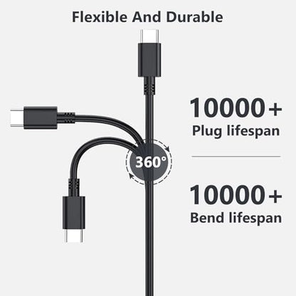 JEIBAO 65W 45W USB-C Laptop Charger Compatible with Dell Latitude 5540 5530 5520 5420 5430 5440 5450 7530 7440 7430 7420 7340 7330 7320 XPS 13 9250 9350 9360 9365 9370 9380 9550 Adapter Power Cord - color: Black3