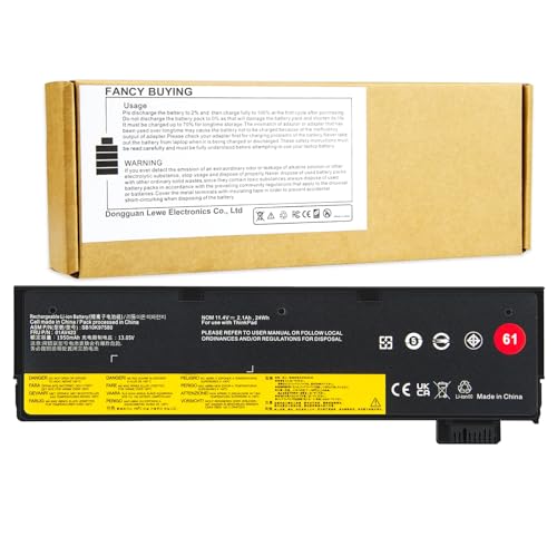 01AV423 01AV452 Laptop Battery Replacement for Lenovo ThinkPad T570 T580 T470 T480 P51S P52S TP25 A475 A485 01AV422 01AV424 01AV490 4X50M08810 SB10K97579 SB10K97580 SB10K97597 SB10K97581 - 11.4V 24Wh - size: 8.19*2.13*0.35inch 01AV423