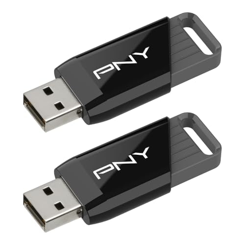 PNY 256GB Attaché X USB 3.2 Gen 1 Flash Drive, Advanced Performance Up to 130MB/s Read, Everyday Data Store & Transfer, Reliable Portable Storage, Durable, Type-A, Computers, Laptops, Desktops, 2-Pack - size: 256GB 2 Pack
