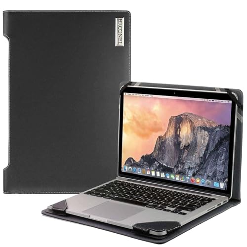Profile Series - Black Leather Laptop Case Compatible with HP EliteBook 840 G11 14" Notebook