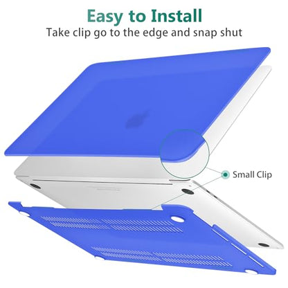 May Chen for MacBook Pro 16 Inch 2019 Release Model:A2141,Smooth Matte Hard Shell Case Cover Screen Protector & Keyboard Cover for MacBook Pro 16 Retina with Touch ID & Touch Bar - Dark Blue - color: Dark blue