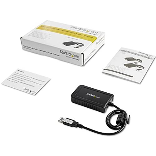 StarTech USB-A 2.0 to VGA Adapter, 1080p, TAA, USB powered (USB2VGAE3) | USB to VGA monitor converter, External video card, Up to five adapters per source, Windows only - style: 1920p x 1200p