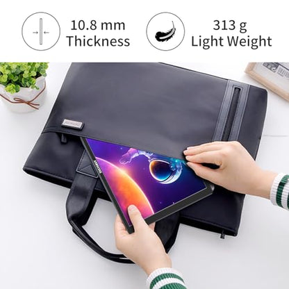 ANDYCINE N10 Portable Monitor, 10.1 Inch Mini Touch 1920x1200 IPS Screen, HDMI USB C in, 350nits 60Hz 1000:1 Contrast Display with Bracket & Speakers for Laptop,PC,PS4/5,Switch,Mac,Xbox