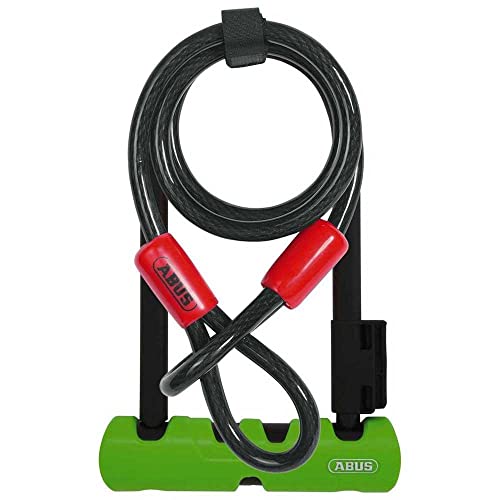 ABUS MINI Ultra 410 Bike U-Lock - color: Black, size: 7, style: 410 Mini + Cobra