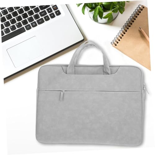 Laptop Sleeve Case for Notebook Pu Protective Bag Front Pocket Water-Resistant Carrying Case for Business Travel Compatible Laptops