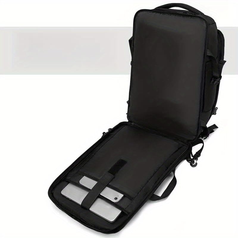 Laptop Backpack for Men 17-inch Travel- Computer Case Laptop Bag Large Capacity Business Weekender Satchel Purse Fashion Black - color: Black-500
