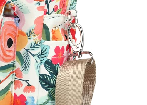 Laptop Briefcase, Water Repellent Multi-Functional Shoulder Messenger Case Bag For MacBook Pro 15 inch and 16 inch - Watercolor Flowers - color: Watercolor Flowers