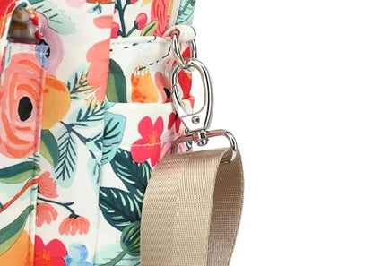 Laptop Briefcase, Water Repellent Multi-Functional Shoulder Messenger Case Bag For MacBook Pro 15 inch and 16 inch - Watercolor Flowers - color: Watercolor Flowers