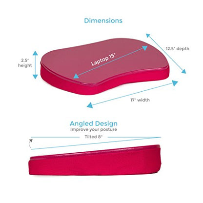 Mini Memory Foam Lap Desk Color: Pink
