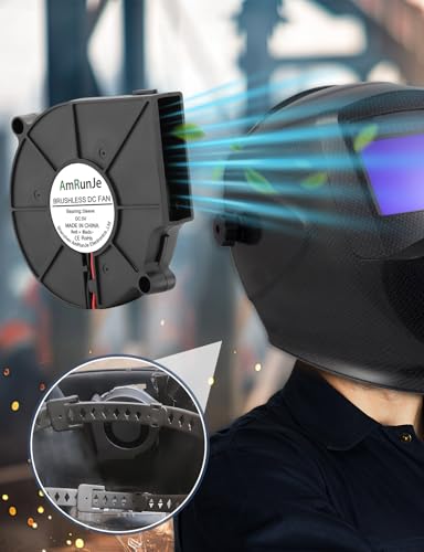 75mm x 15mm USB Cooling Blower Fan 5V, for Cooling Helmet Computer | Brushless Small Welding Helmet Cooling Fan, Variable Speed, for 3D Printer Hard Drive CPU PC Electronics Cabinet PC Case - size: 75mm x 15mm