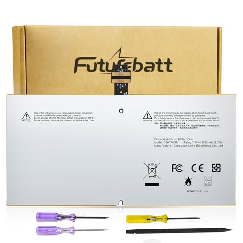 Futurebatt DYNR01 G3HTA027H Laptop Battery Replacement for Microsoft Surface Pro 4 1724 12.3 inch Tablet Series G3HTA026H G3HTA027H 7.5V 38.2Wh - size: G3HTA027H 11.22 5.47 0.73